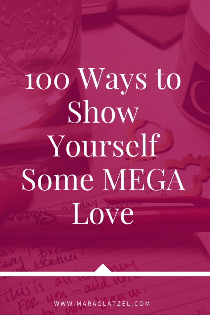 Do you need some extra love? Click through to read about 100 ways to love yourself madly, truly & deeply. (Plus, many of them are free!)