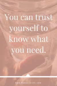 You need in layers depending on what you were taught to allow yourself. You need this, and... But you can trust needs, just as you can trust yourself to know what you need. {click the link to read the rest of the article}