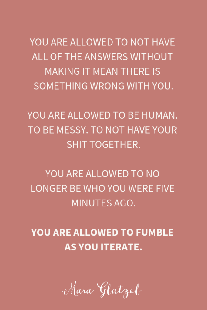 I am allergic to someone trying to fix me. To words that aim to be helpful in an attempt to bypass the messiness of my experience. To words that tell me, in no uncertain terms, that I'm a problem to be fixed. Are you allergic too? In this post, I address the way we show up for ourselves, with love, during these conversations.